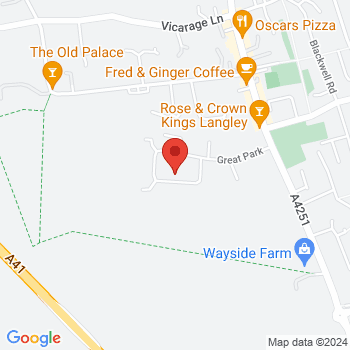 map of 51.709788961,-0.4528866751