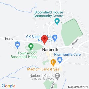 map of 51.8002953487,-4.7449710212