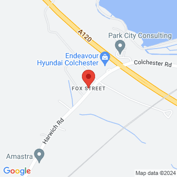 map of 51.9112158,0.9498100999999999