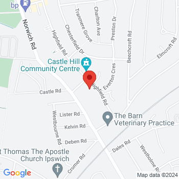 map of 52.0744043,1.131861