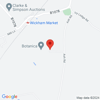 map of 52.1486354111,1.4020600189