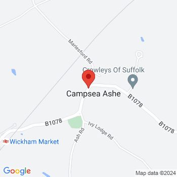 map of 52.1539,1.4057349