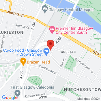 map of 55.8492638025,-4.2506623112
